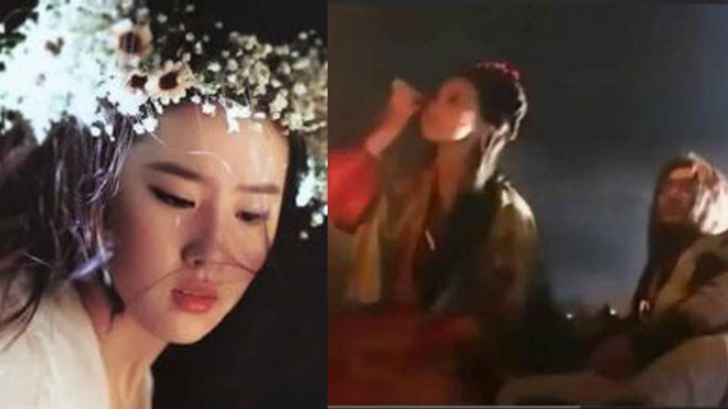 Cảnh phim bị ném đá của Lưu Diệc Phi ở 'Thần điêu đại hiệp' - ảnh 1