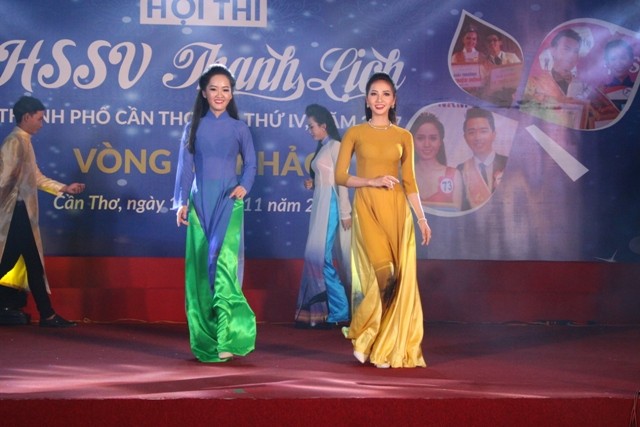 89 thí sinh dự 'Học sinh, sinh viên thanh lịch' TP Cần Thơ - ảnh 1