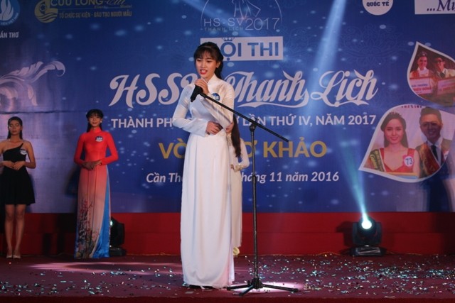 89 thí sinh dự 'Học sinh, sinh viên thanh lịch' TP Cần Thơ - ảnh 4