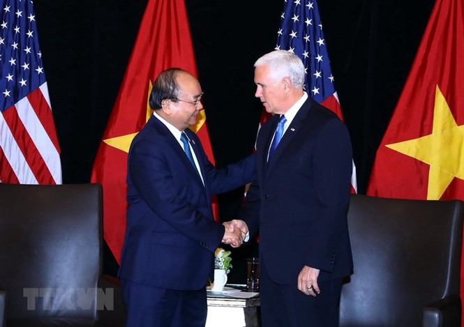 Thủ tướng Nguyễn Xuân Phúc gặp Phó Tổng thống Mỹ Mike Pence - ảnh 2