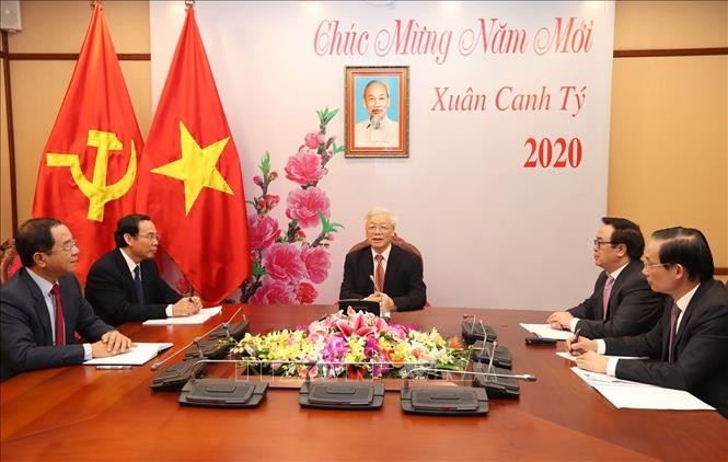 Tổng Bí thư, Chủ tịch nước Nguyễn Phú Trọng điện đàm với Tổng Bí thư, Chủ tịch nước Trung Quốc Tập Cận Bình - ảnh 1