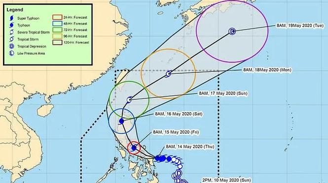 Philippines: Vừa chống bão vừa chống COVID-19, người sơ tán phải đeo khẩu trang - ảnh 1