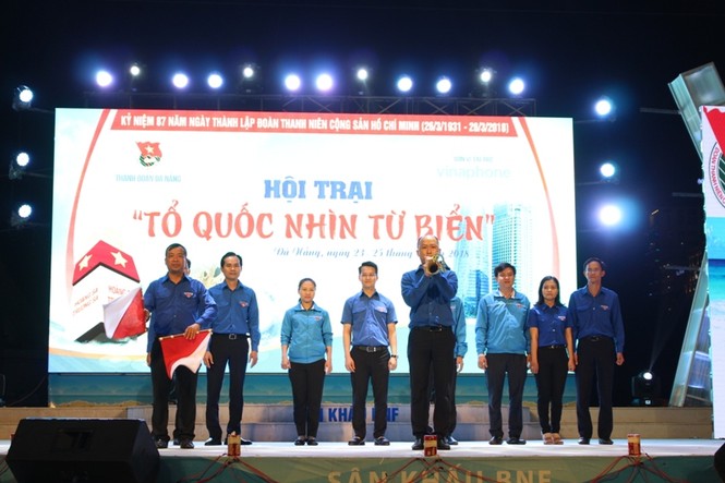 1400 ĐVTN tham gia Hội trại 'Tổ quốc nhìn từ biển' - ảnh 3