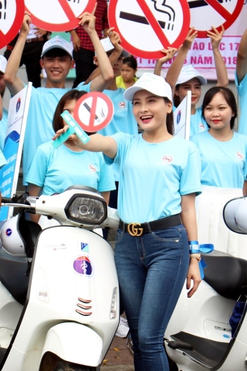 Hồng Đăng, Bảo Thanh gửi thông điệp 'Vì một Việt Nam không khói thuốc' - ảnh 4