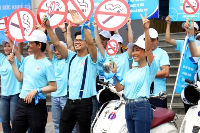 Hồng Đăng, Bảo Thanh gửi thông điệp 'Vì một Việt Nam không khói thuốc' - ảnh 7