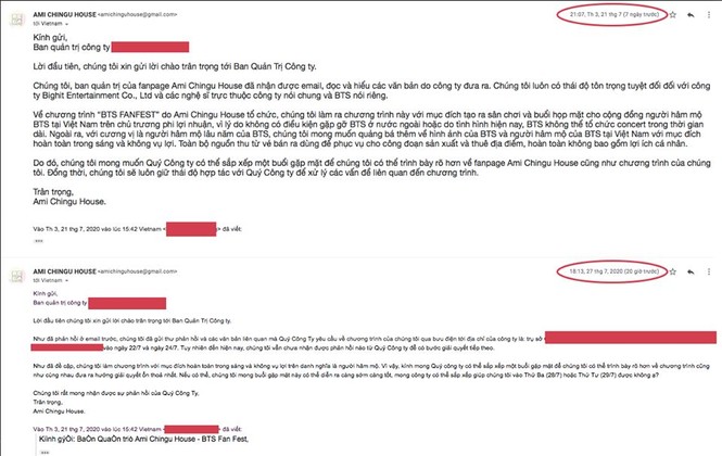 Ami Chingu House phản hồi chính thức về “BTS FANFEST 2020” sau khi bị Big Hit nhắc nhở - ảnh 3