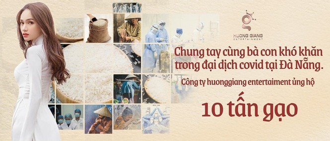 Hoa hậu Hương Giang ủng hộ 10 tấn gạo cho Đà Nẵng chống dịch COVID-19 - ảnh 2
