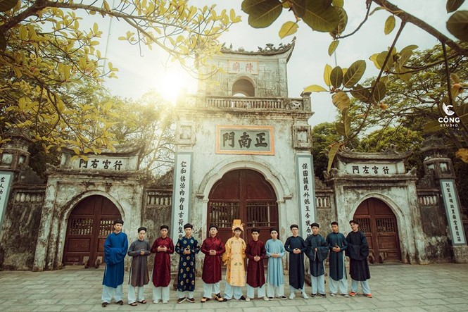 Trầm trồ trước vẻ đẹp của cổ phục Việt Nam trong bộ ảnh kỷ yếu của teen 12 Nam Định - ảnh 6