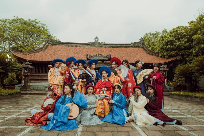 Trầm trồ trước vẻ đẹp của cổ phục Việt Nam trong bộ ảnh kỷ yếu của teen 12 Nam Định - ảnh 8