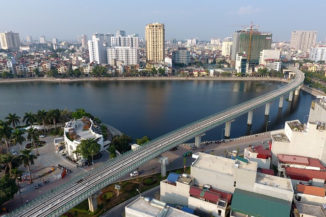 Cận cảnh đường ray tuyến đường sắt Cát Linh - Hà Đông - ảnh 1