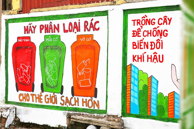 Biến những bức tường cũ nát trong khu dân cư thành con phố tranh - ảnh 3