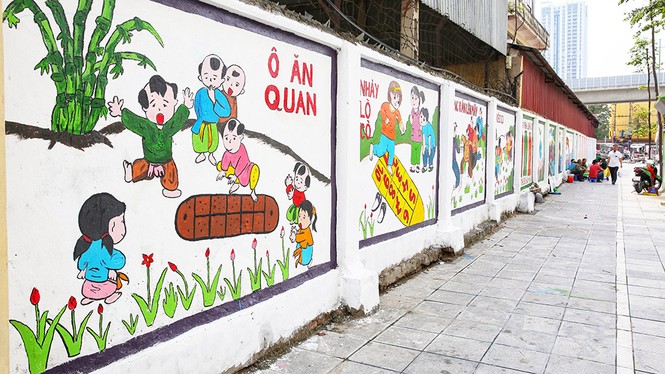 Biến những bức tường cũ nát trong khu dân cư thành con phố tranh - ảnh 5