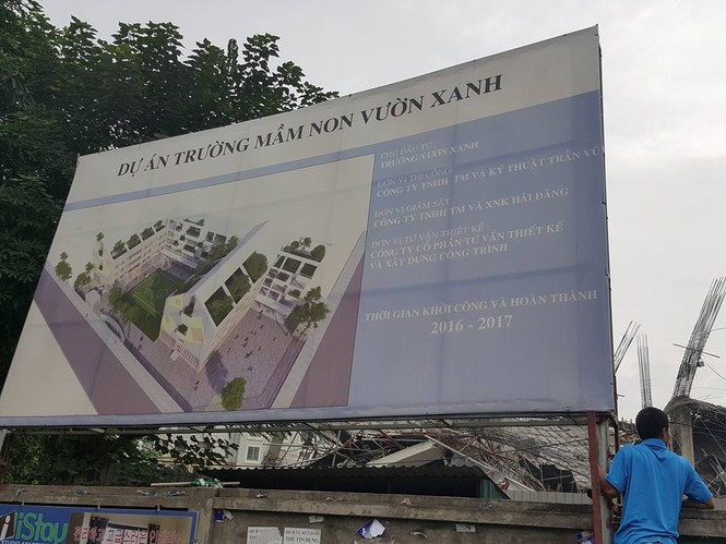 Chủ tịch Hà Nội yêu cầu báo cáo ngay vụ sập trường mầm non - ảnh 1