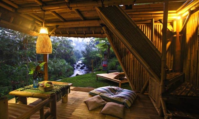 Những ngôi nhà trác tuyệt, Indonesia, nhà bằng tre - ảnh 1