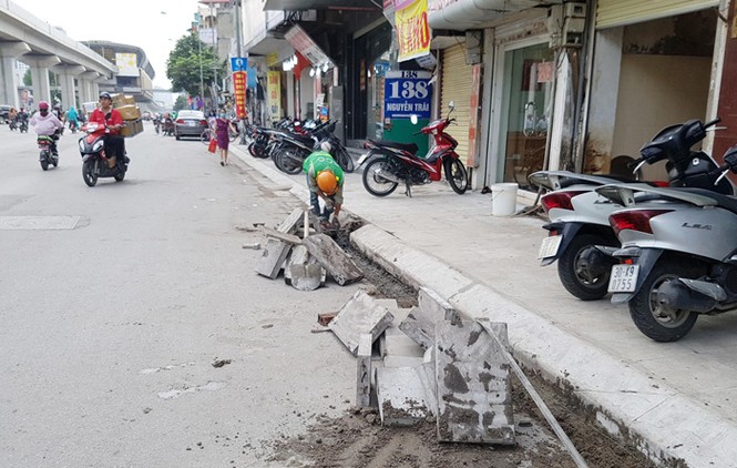 Đổ hơn 100 tỷ lát vỉa hè, đường Nguyễn Trãi sẽ ra sao? - ảnh 8