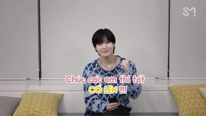 Dàn idol nhà SM nói tiếng Việt siêu đáng yêu, gửi lời chúc các sĩ tử 2k2 thi tốt - ảnh 1