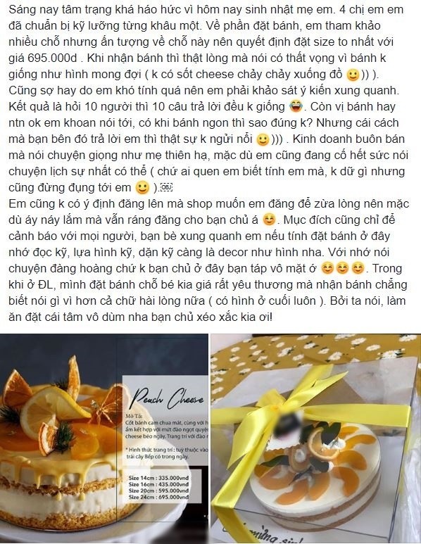 Khi tiệm bánh là “thượng đế“: Giao bánh khác hình mẫu, shop thách thức khách “bóc phốt“ - ảnh 4
