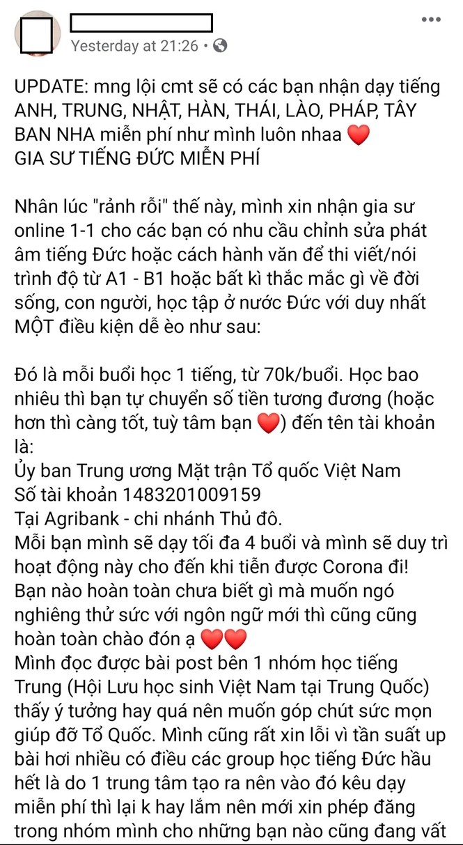 Gia sư online mùa dịch - ảnh 1