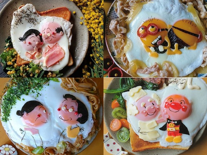 Chỉ cần biến tấu một chút là đã có những đĩa cơm vô cùng ngộ nghĩnh và đáng yêu. - ảnh 2