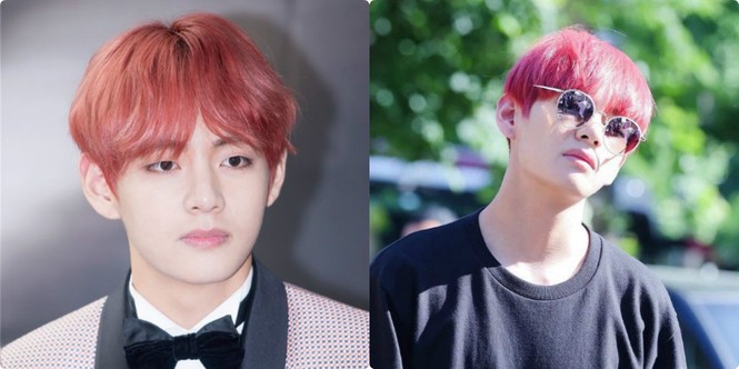 V (BTS) đẹp bất chấp mọi màu tóc nhuộm - ảnh 2