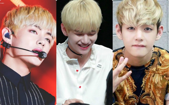 V (BTS) đẹp bất chấp mọi màu tóc nhuộm - ảnh 4