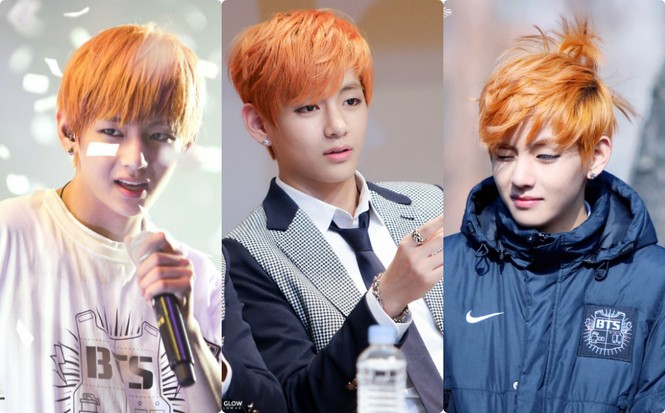 V (BTS) đẹp bất chấp mọi màu tóc nhuộm - ảnh 7