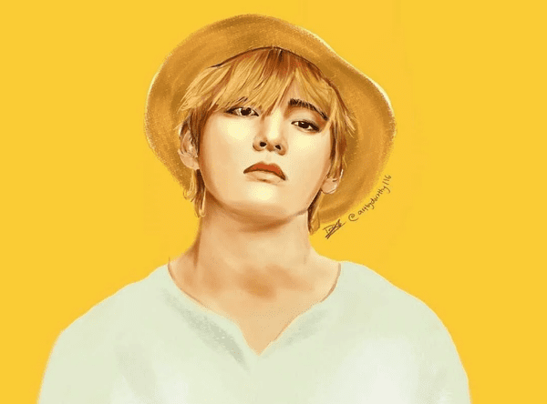 V (BTS) khen ngợi fan-art của fan - ảnh 1