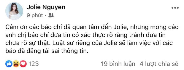Jolie Nguyễn vẫn bình thản làm điều này trên mạng xã hội bất chấp tin đồn bán dâm - ảnh 2