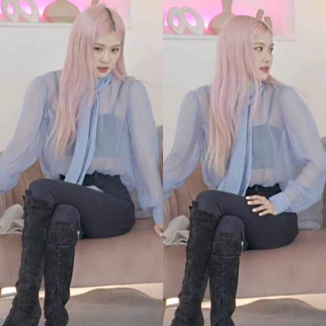 Chơi lớn với áo xuyên thấu, Rosé được khen ngợi vì chọn đồ phụ trợ quá tinh tế - ảnh 3