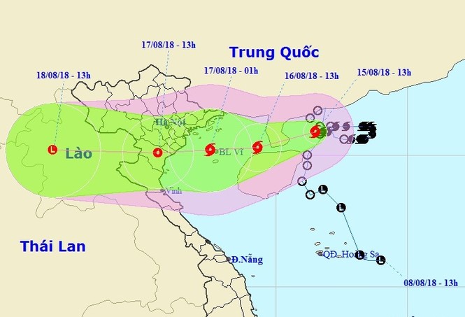 Tâm bão số 4 ở Hải Phòng -Thanh Hóa- Bắc Nghệ An - ảnh 1