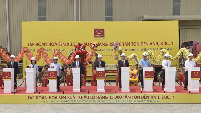 Hoa Sen khánh thành nhà máy ống kém nhúng nóng 500 tỷ đồng - ảnh 2