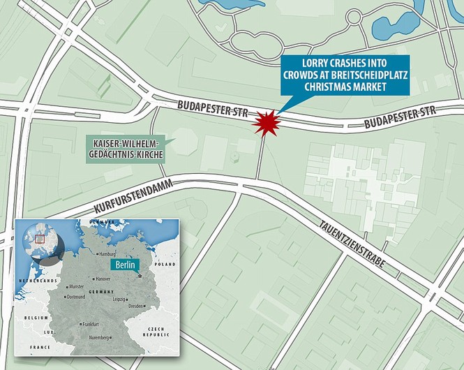 hiện trường vụ tấn công berlin - ảnh 10
