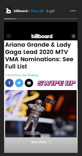 Ariana Grande, Lady Gaga cùng Taylor Swift