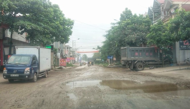 Cận cảnh 'tuyến đường đau khổ' nhất Bắc Giang - ảnh 3