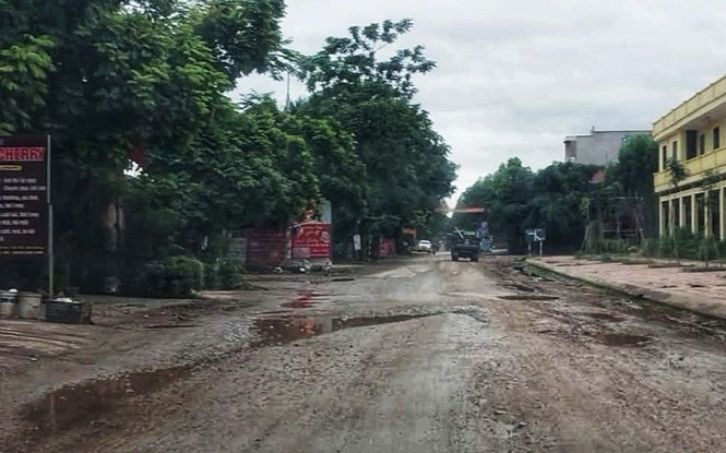 Cận cảnh 'tuyến đường đau khổ' nhất Bắc Giang - ảnh 5