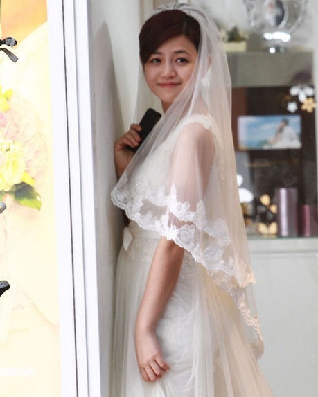Sao Hoa ngữ 'đọ sắc' khi khoác áo tân nương - ảnh 5