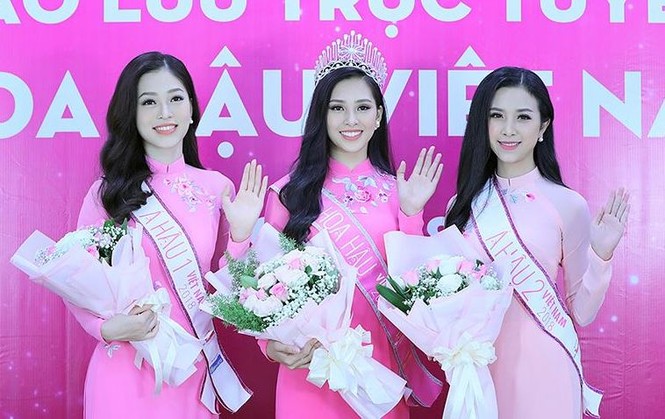 Top 3 Hoa hậu Việt Nam 2018 sẵn sàng bước ra đấu trường quốc tế - ảnh 1