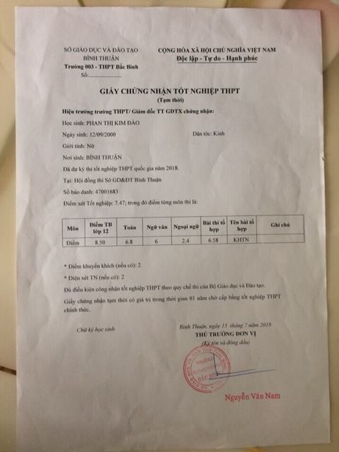Thêm trường hợp rớt 'oan' ĐH Y khoa Phạm Ngọc Thạch vì hộ khẩu - ảnh 2
