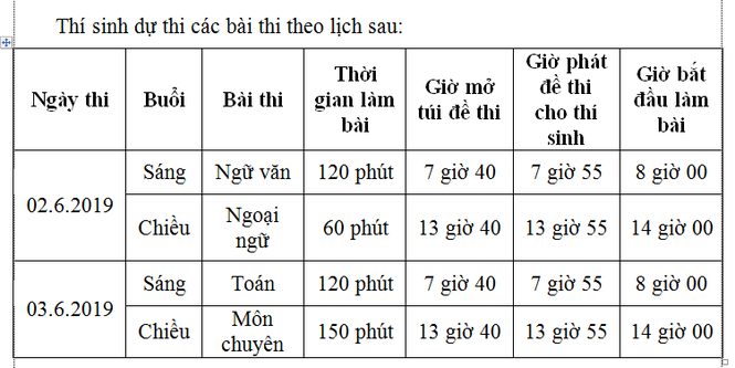 TPHCM chính thức công bố những thông tin liên quan đến kỳ thi lớp 10 - ảnh 1