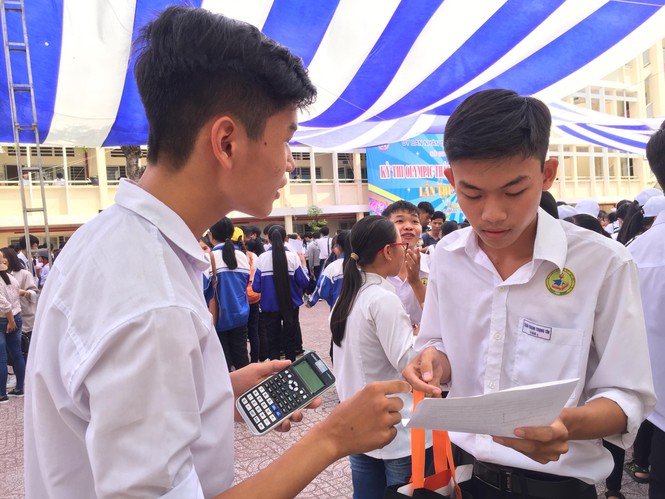 Gần 2.000 học sinh khu vực phía Nam tranh tài dự kỳ thi Olympic tháng 4 - ảnh 1