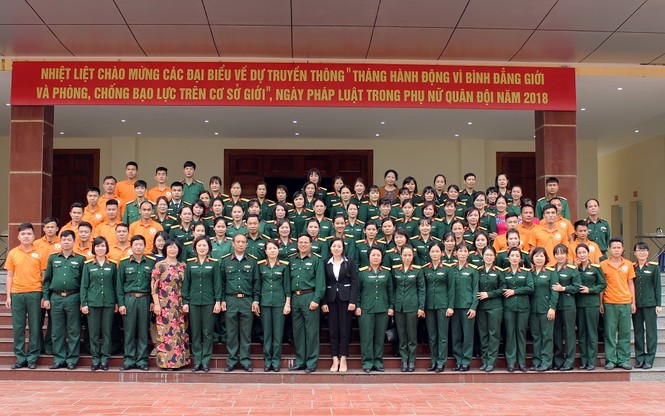 Phụ nữ Quân đội hành động vì bình đẳng giới - ảnh 2