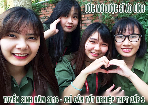 Cao đẳng nghề Dược Bộ Quốc phòng xét tuyển năm 2016 - ảnh 1