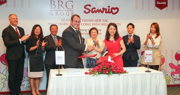 BRG và Sanrio Hồng Kông kí thỏa thuận hợp tác phát triển công viên giải trí - ảnh 1