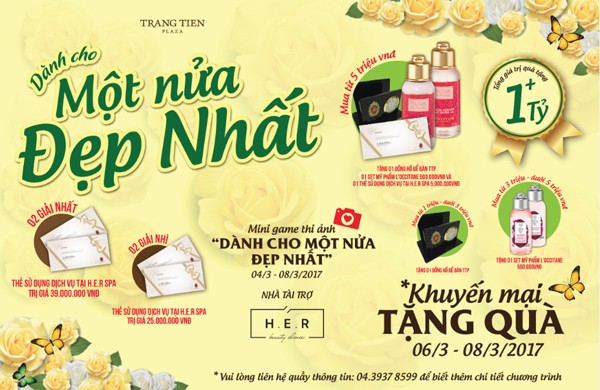 Tràng Tiền Plaza: Mua sắm thả ga - nhận quà tặng 'khủng' nhân dịp 8/3 - ảnh 1