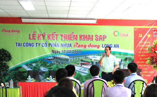 Nhựa Rạng Đông – Long An bắt tay hợp tác với Cty CP Công Nghệ Citek - ảnh 2