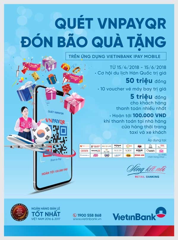 Quét VNPAYQR, đón bão quà tặng - ảnh 1