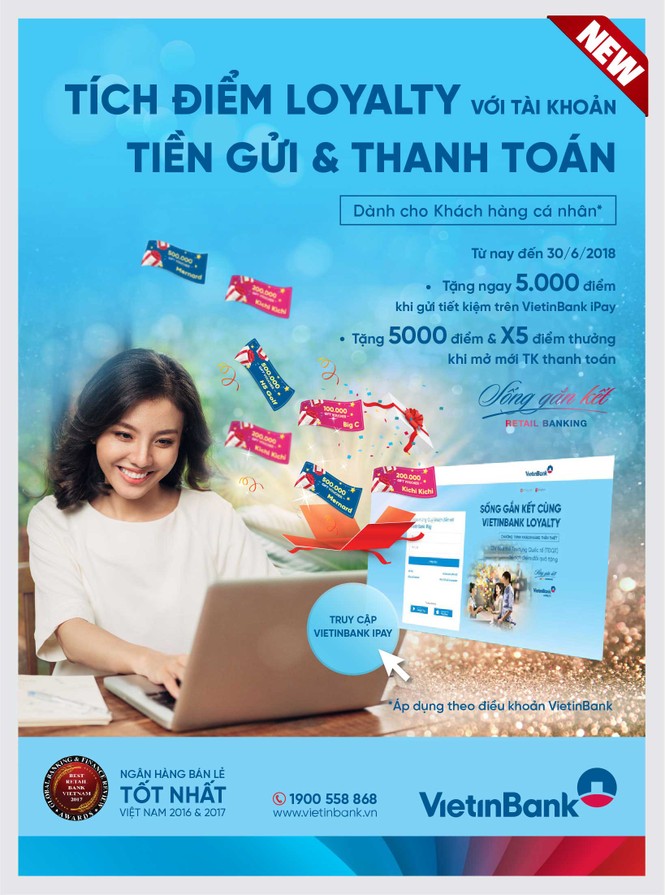 Tích điểm Loyalty với Tài khoản tiền gửi & Thanh toán - ảnh 1