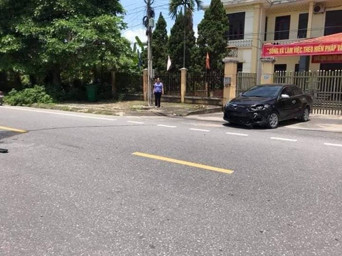 Ô tô chở Viện trưởng VKSND 'rơi mất' biển số sau khi gây tai nạn - ảnh 1