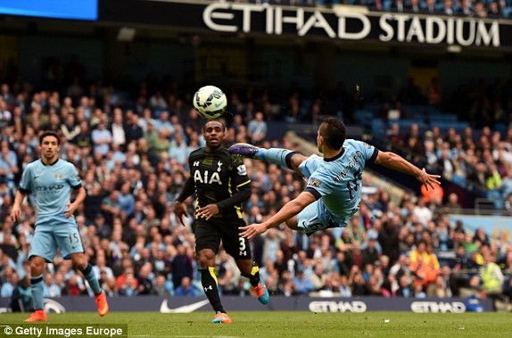 Aguero lập 'poker', Man City đại thắng Tottenham - ảnh 2
