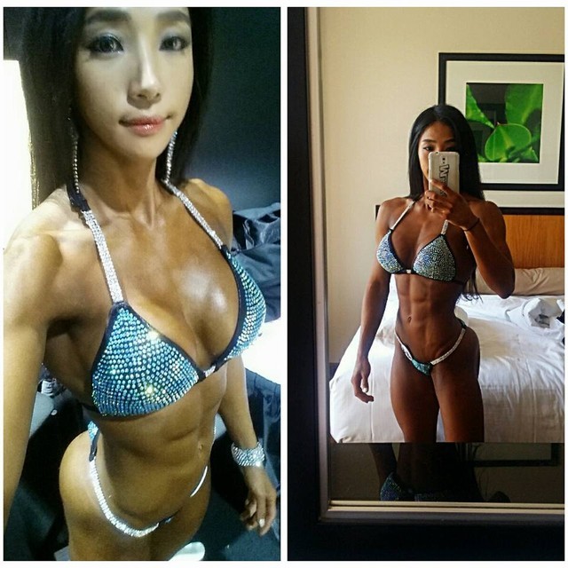 Mỹ nhân cơ bắp Hàn Quốc có khuôn mặt xinh như búp bê - ảnh 12